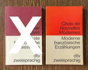 diverse zweisprachige Bücher französisch   deutsch