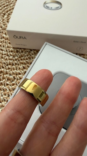 Oura Gen. 4 - Gr. 7 - Gold Bild 5