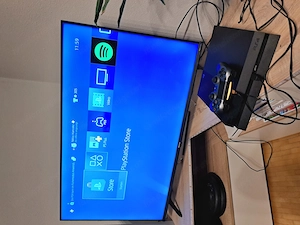 PS4 Konsole (schwarz) mit 2 DualShock 4 Controllern, allen Kabeln und 8 Top-Spielen (CoD, Battlefiel Bild 3