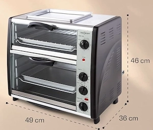 Doppel-Backofen gebraucht jedoch funktionstüchtig OneConcept Bild 3