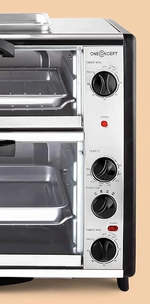 Doppel-Backofen gebraucht jedoch funktionstüchtig OneConcept Bild 4
