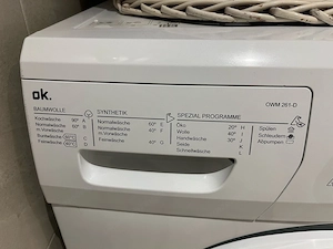 Einwandfrei funktionierende Waschmaschine der Marke OK OWM 261-D zu verkaufen! Bild 2