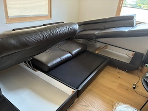 Ledercouch zu verschenken Bild 2