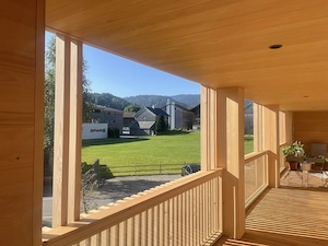 gemütliche Wohnung in unserem Wertvollholzhaus Bild 4
