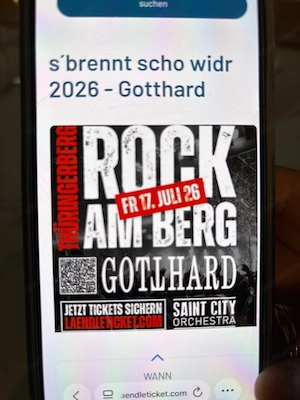 Gotthard Tickets Bild 2