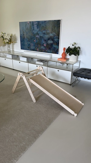 Kletterdreieck mit doppelseitiger Rutsche Bild 2