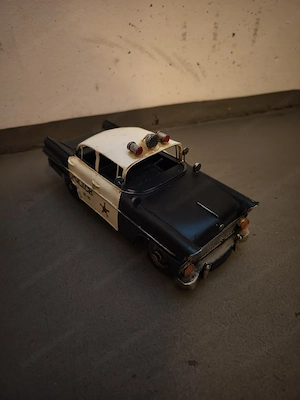 Polizei Auto Deko  Bild 2