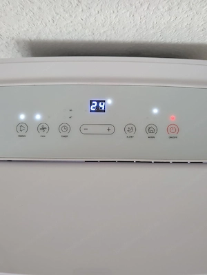 mobile Klimaanlage, leistungsstarker Klamer-Luftkühler 12.000 BTU, neu, nur einmal verwendet Bild 2