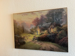 2 Puzzlebilder im Glasrahmen Bild 2