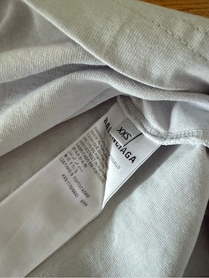 Balenciaga Authentic Jersey Apparel T-Shirt Weiss Bild 4