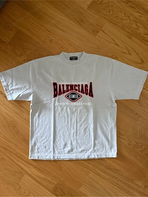 Balenciaga Authentic Jersey Apparel T-Shirt Weiss
