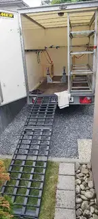Wohnmobil Gespann Carado T334 + Humer Unsinn Anhänger Bild 9