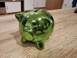 Spardose Sparschwein Grün