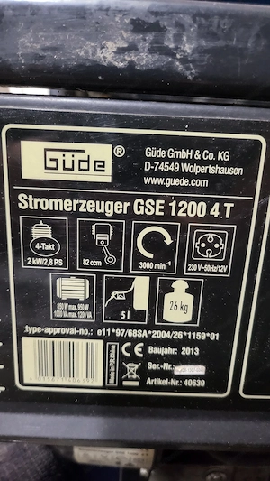 Generator Güde Bild 3