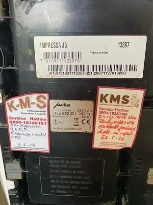 Kaffeemaschine Jura Impressa J5 Bild 5