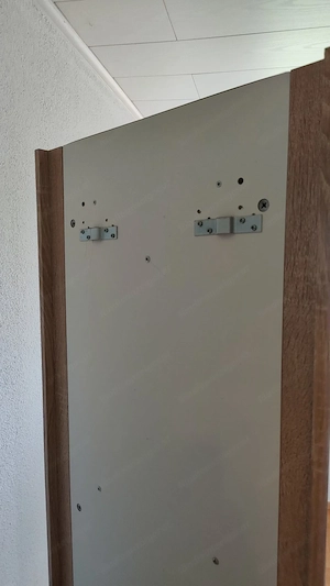 Garderobe weiss mit holz Bild 3