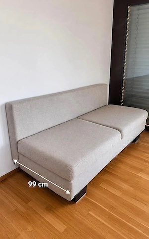 Schlafsofa in Beige, guter Zustand, 145x200cm - 220   Bild 4