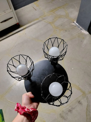 Lampe Schwarz Modern Bild 2
