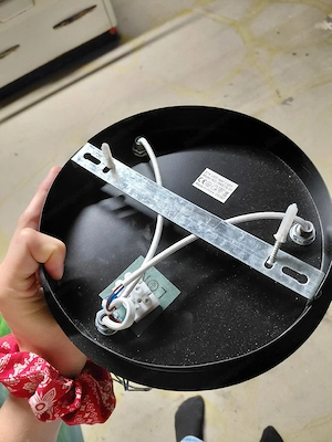 Lampe Schwarz Modern Bild 3