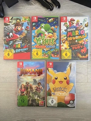 Nintendo Switch V2 mit 5 spiele Funktioniert einwandfrei Bild 5