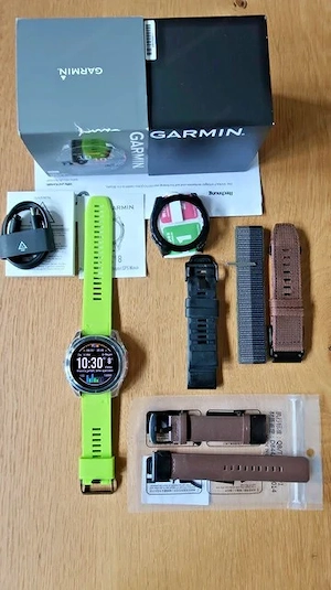 Carmin Fenix 8 Amoled premium Multisports uhr mit armbandFunktioniert einwandfrei Bild 3