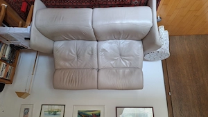 Echtleder-Couch Bild 3