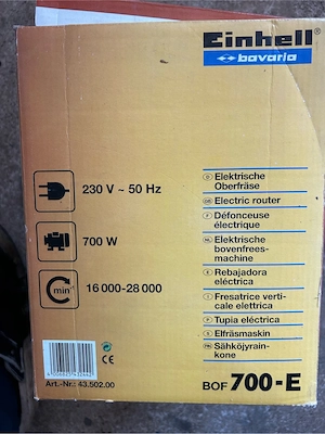 Oberfräse Einhell mit Zubehör Bild 3