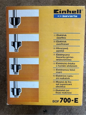 Oberfräse Einhell mit Zubehör Bild 2