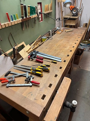 Werkbank Holz Bild 3