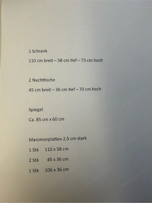 alte Schlafzimmermöbel