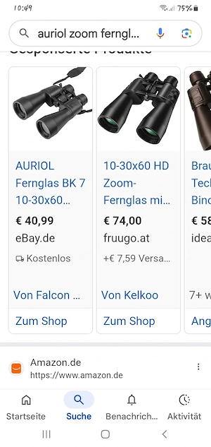 Ariol Fernglas 10-30 x 60 Bild 5