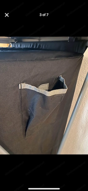 Klappbar Faltbare Camping Kleiderschrank Gaderobe  Bild 3