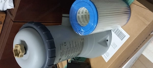 Intex Poolfilter und Skimmer
