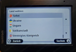 TomTom Via - Navi m. Saugnapf-Halterung u. Europa-Karte Bild 8