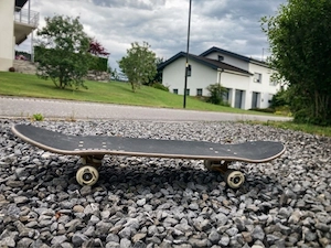 Firefly Skateboard   in gutem Zustand   Cooles Straußen-Design & goldene Achse Bild 2
