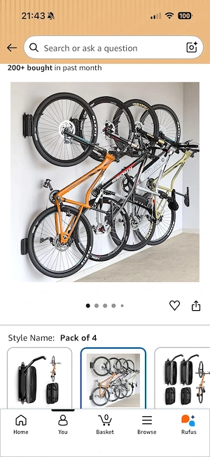Fahrrad Wandhalterung Bild 4