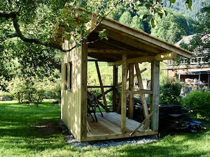 Gartenhaus Schuppen 3,0x2,1m Holzriegelwerk Bild 2