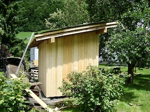 Gartenhaus Schuppen 3,0x2,1m Holzriegelwerk Bild 3