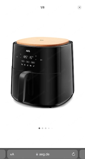 Neue AEG Heißluftfritteuse   Air Fryer 6,8l