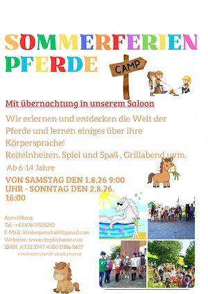 Pferde Feriencamp