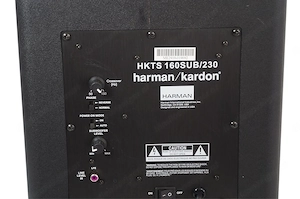Harman Kardon HKTS 160SUB (160 230) Aktiv-Subwoofer   Schwarz Matt   Technisch top! Bild 4