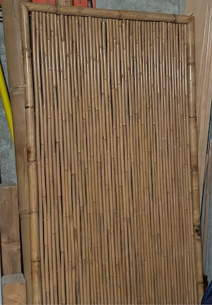 Bambus-Paravent   Bambus-Abdeckung Bild 2