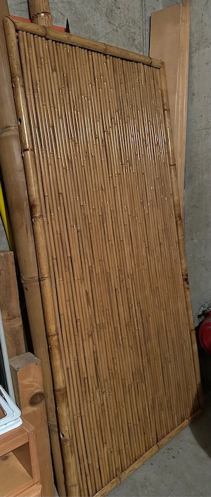 Bambus-Paravent   Bambus-Abdeckung
