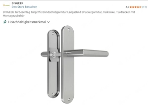 4 neue Drückergarnituren   originalverpackt Bild 2