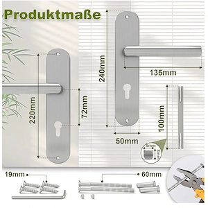 4 neue Drückergarnituren   originalverpackt Bild 3