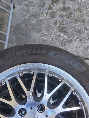 Alufelgen 4 Stück Dotz mit Michelin reifen 205 55 16 Bild 3