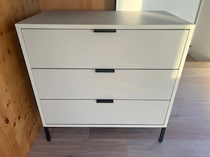 Sideboard hellgrau, Schubladen, Schrank, Softclose Bild 3