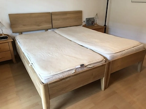 2 Vollholzbetten  Bild 3
