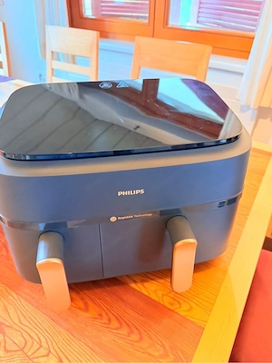 Philips 3000 Series Airfryer NA352 00 mit zwei Körben   Top Zustand Bild 2