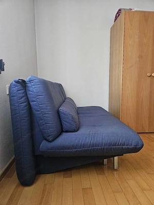 Schlafsofa dunkelblau Weiler Möbel Qualität  Bild 2